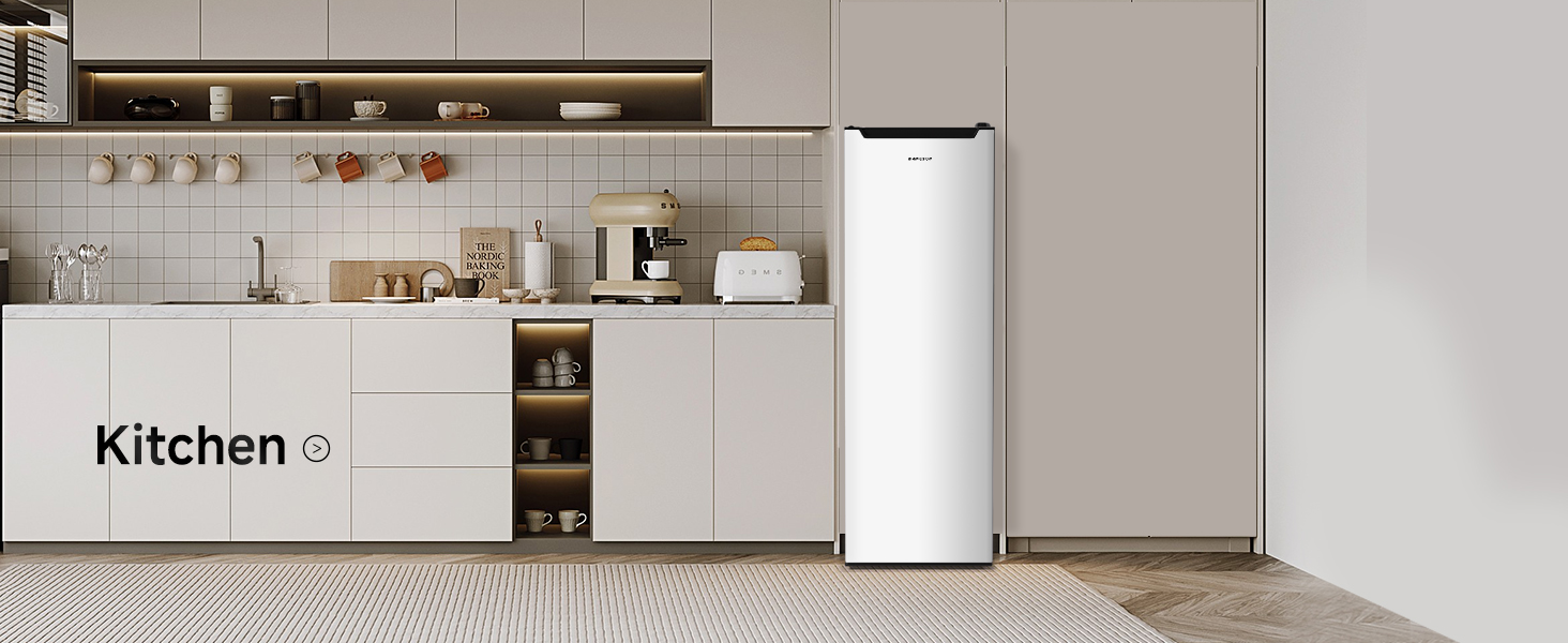 upright freezer
