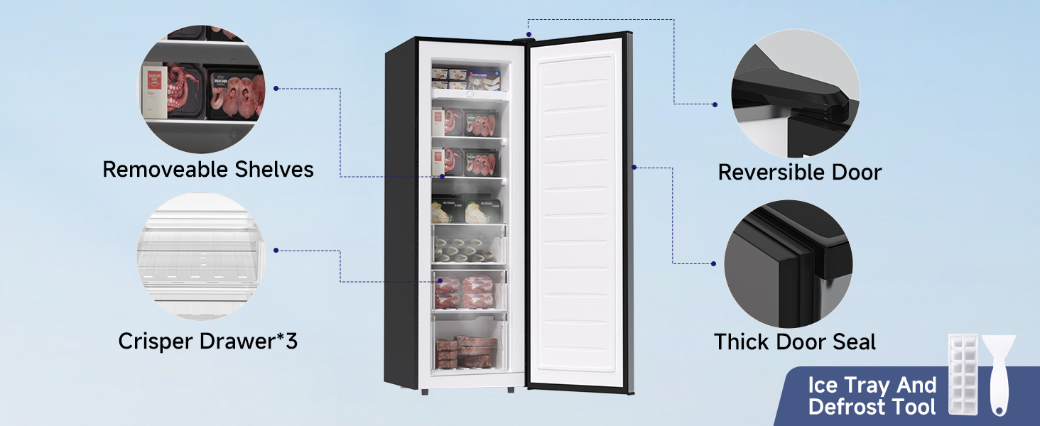 upright freezer