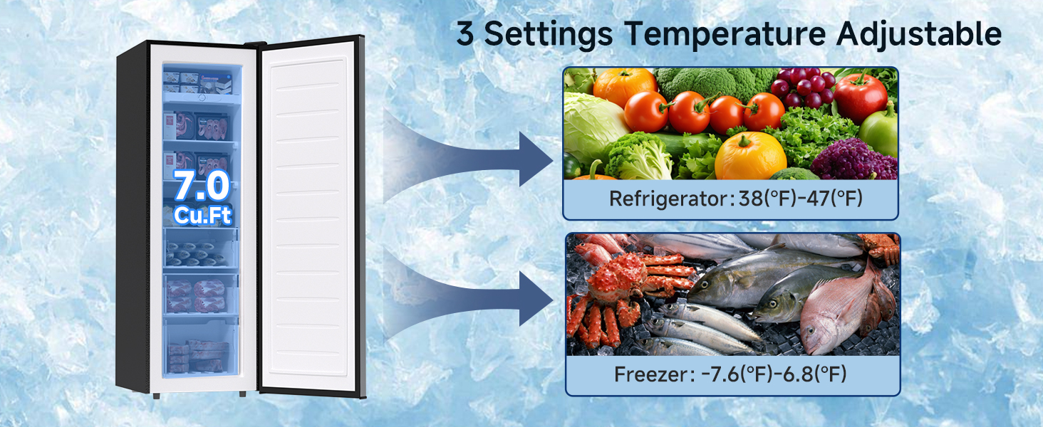 upright freezer