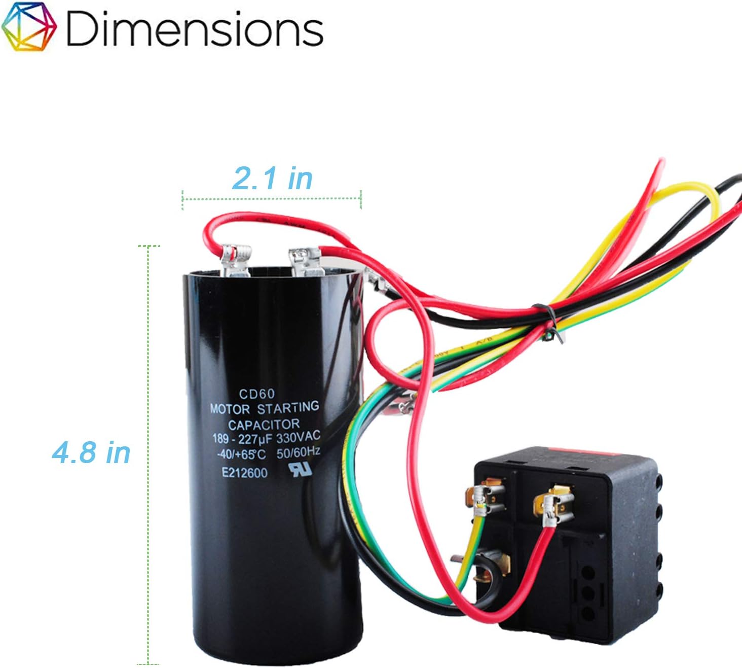 CSR-U2 Hard Start kit for 3.5 to 5 Ton Units, HVAC Hard Start Kit for Air Conditioner, AC - Image 2