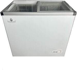 Glass Top Chest Freezer