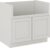 Off White Farmhouse Sink Base Kitchen Cabinet | 36-Inch Width | 34 1/2-Inch Height | 24-Inch Depth | Solid Wood Shaker Style Door | Kitchens, Garages, and Laundry Rooms | Milan Pearl Collection