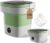 Portable Washing Machine, Mini Washer 13L Upgraded Capacity with 3 Modes Deep Cleaning for Underwear, Shirt, Baby Clothes, Small Items.Foldable Mini Laundry Washer for Apartments,Camping,Travel(Green)