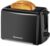 Elite Gourmet ECT1027B Cool Touch Toaster with 6 Temperature Settings & Extra Wide 1.25″ Slots for Bagels, Waffles, Specialty Breads, Puff Pastry, Snacks, ETL Certified, 2 Slices, Black