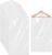 20 Pack Garment Bags for Hanging Clothes Plastic Garment Bags Clear Clothes Covers Dry Cleaner Bags Hanging Dust-proof Garment Bags for Dry Cleaner, Home Storage, Travel (60x90cm)