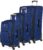 SwissGear Sion Softside Expandable Luggage, Blue, 3-Piece Set (21/25/29)