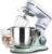 Kitchen in the box Stand Mixer, 5QT + 4.5QT Two bowls Electric Food Mixer, 10 Speeds Kitchen Mixer for Daily Use with Egg Whisk,Dough Hook,Flat Beater (Gradient Green)