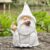 Aimery Middle Finger Figurine Ornaments, Funny Garden Gnomes Outdoor Statues 5.9 Inch Naughty Smoking Wizard Dwarf Sculpture Decoration for Lawn Patio Outside Yard Decor Housewarming Gifts