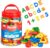 78 Pieces Magnetic Letters Numbers Alphabet Fridge Magnets ABC 123 Preschool Educational Learning Plastic Colorful Toy Set Uppercase Lowercase Math Symbols for Toddlers Kids