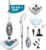 Steam and Go 10-in-1 Steam Mop – Floor Steamer with Detergent Chamber and Detachable Handle for Tile Grout, Clothes, Furniture, Hardwood, Upholstery, & Carpet, Handheld Steam Cleaner for Home Use