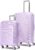 American Tourister Stratum 2.0 Expandable Hardside Luggage with Spinner Wheels, 2PC SET 20/24, Lavender