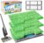 KEEPOW Reusable Mop Pads Refills, Vacmop Replacement Pads Compatible with Shark Vac Mop VM252 VM200 VC205 VM250 /QM250 VM190 VM200P12, Hardwood Floor Mop Pad with Upgraded Dirt Chamber (1+2+3 Pads)