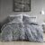 Comfort Spaces Queen Duvet Cover Set – Grey Bedding for All Season, Ultra Soft 3 Pieces Reversible Duvet Cover with 2 Matching Shams, Button Closure, Machine Washable, Full/Queen